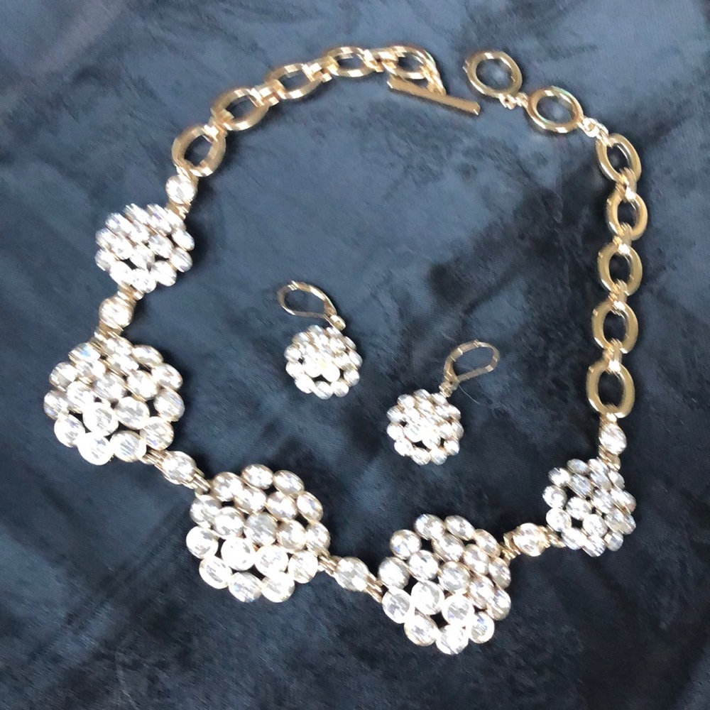 Anne Klein earnings and necklaces set